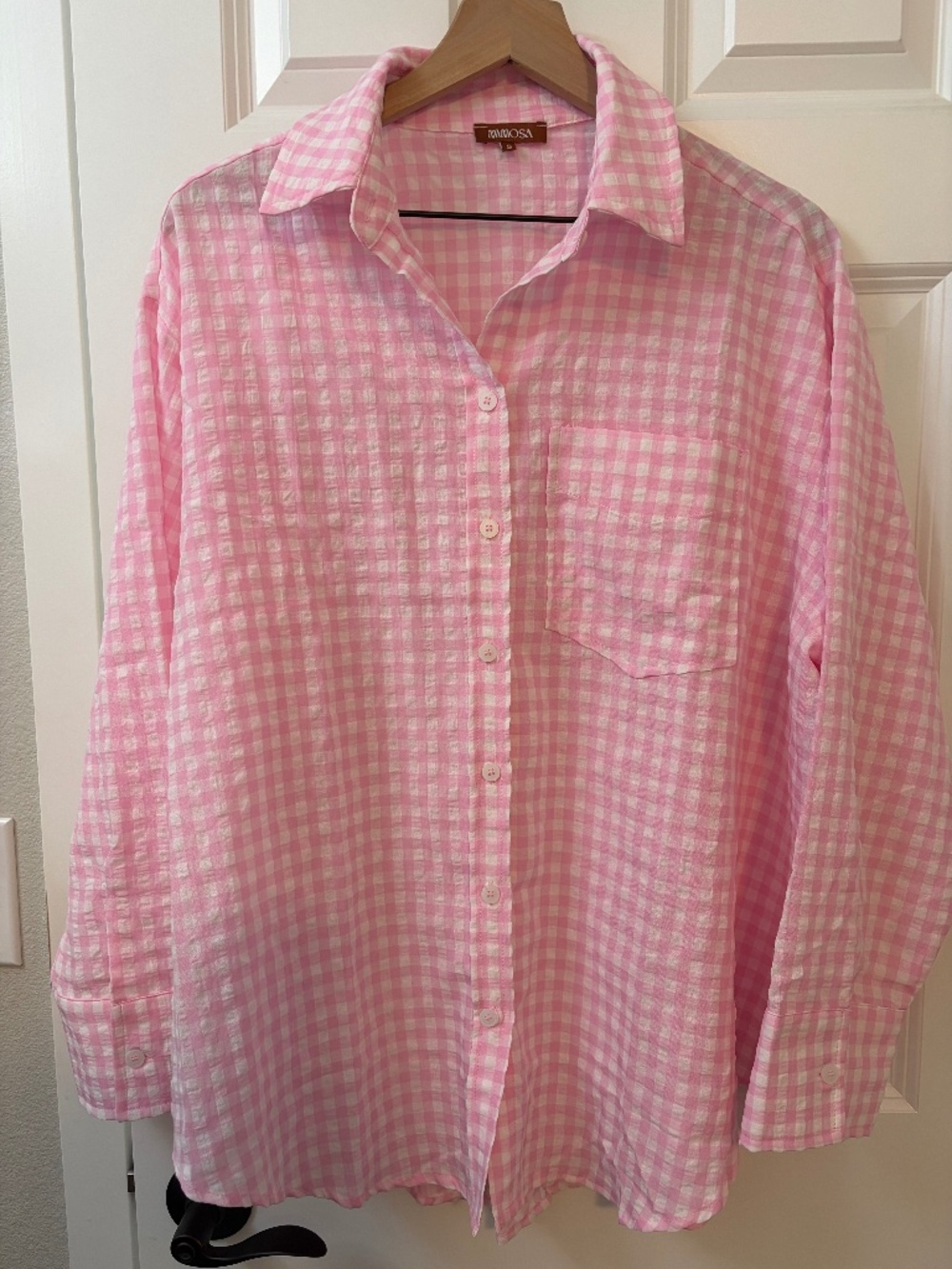 Gingham button up